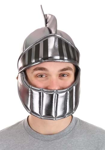 Silver Knight Soft Costume Helmet