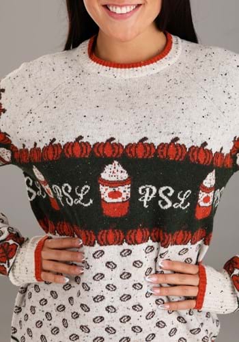 Adult Pumpkin Spice Latte Halloween Sweater | Halloween Apparel