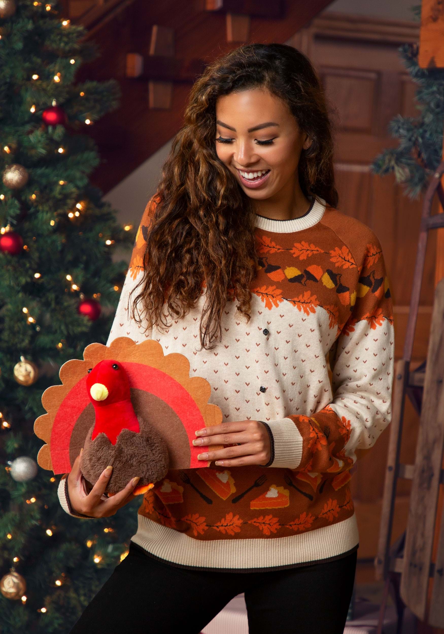 Thanksgiving Turkey Christmas Ugly Sweater New Gift For Men And Women -  YesItCustom