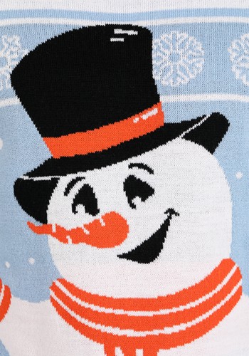Friendly Snowman Adult Ugly Christmas Sweater | Ugly Holiday Sweaters