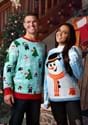 Friendly Snowman Ugly Christmas Sweater for Adults Alt 2