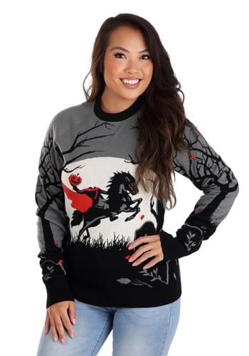 Headless Horseman Halloween Sweater Alt 4