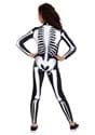 Girl's Jumpsuit Skeleton Costume Alt 1