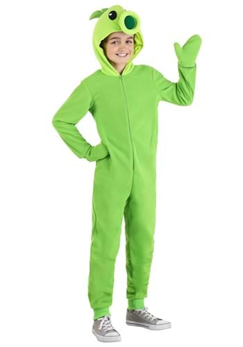 Kid's Plants vs Zombies Peashooter Onesie Costume