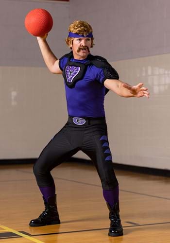 Dodgeball Purple Cobra Costume for Adults | Movie Costumes