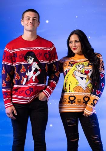 Sailor Moon Sailor Mars Adult Ugly Sweater | Holiday Sweaters
