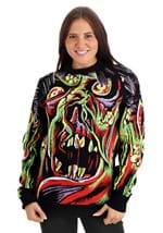 Face the Monster Halloween Sweater for Adults Alt 6