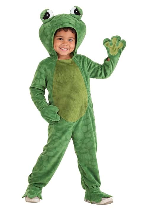 Green Toddler Toad Costume New Main