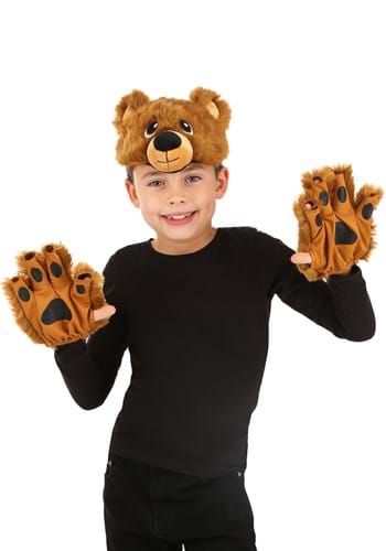 Bear Soft Headband & Paws Costume Kit