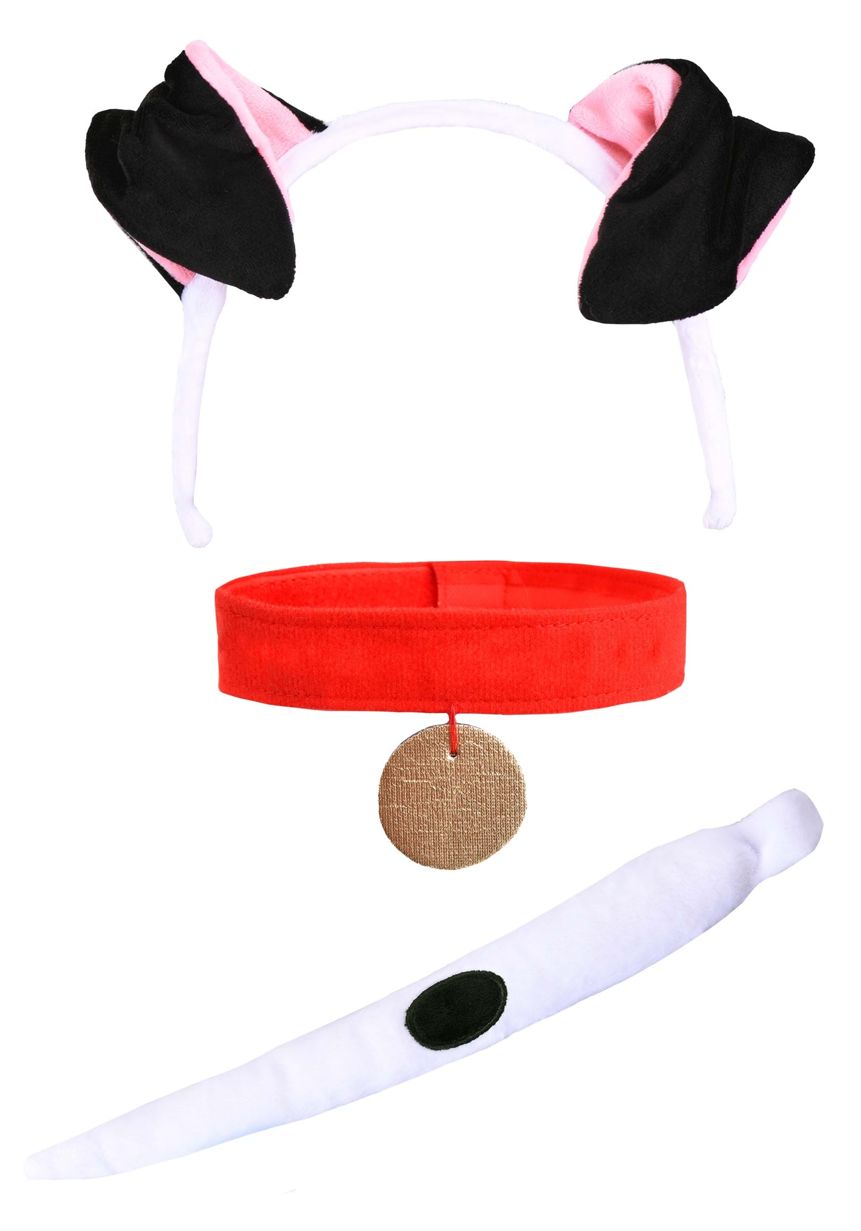 101 Dalmatians Pongo Headband Collar & Tail Kit , Disney Movie Costume Accessories