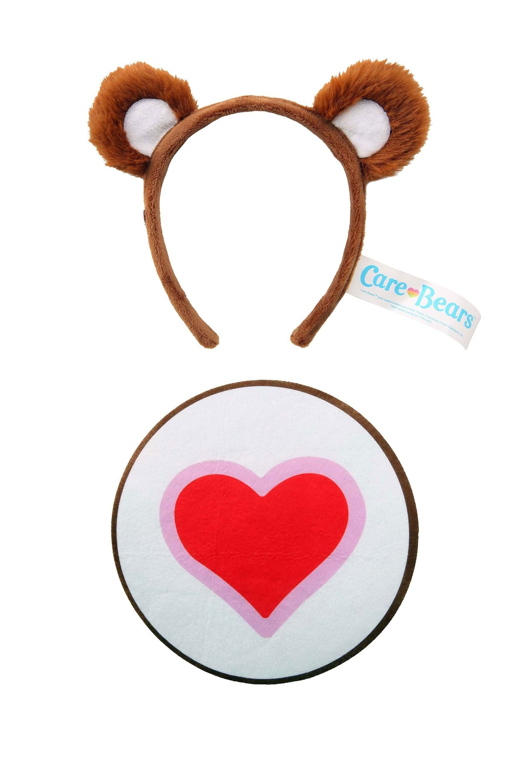 Care Bears Tenderheart Ears & Patch Costume Kit , Care Bears Accessories