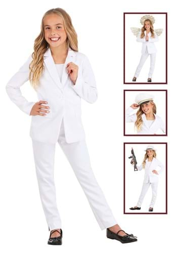 Girl's White Suit