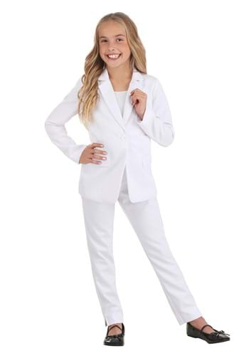 Girl's White Suit
