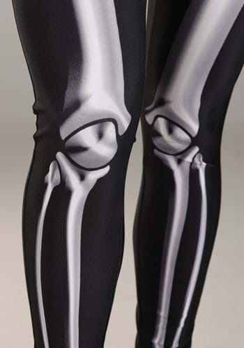Metallic Silver Skeleton Costume for Women | Skeleton Costumes