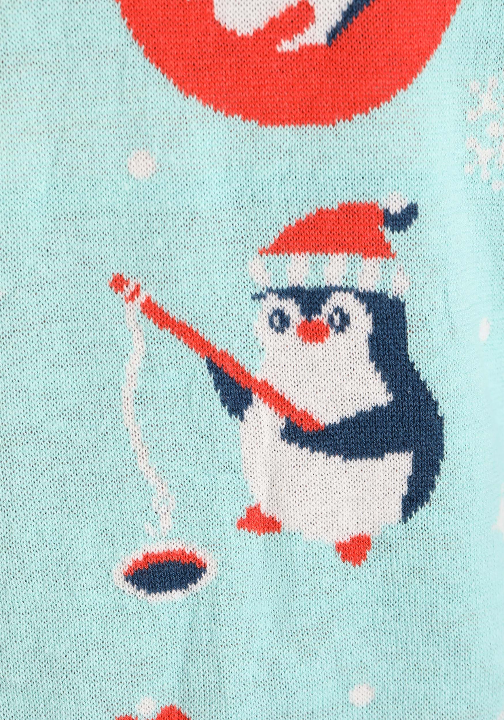 Patons Penguin Knit Holiday Sweater
