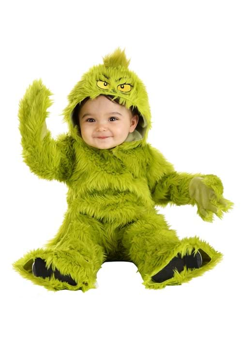 Classic Infant Grinch Jumpsuit Costume