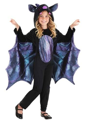 Halloween Black Bat Pattern Printed Full Bodysuit Costume - Women