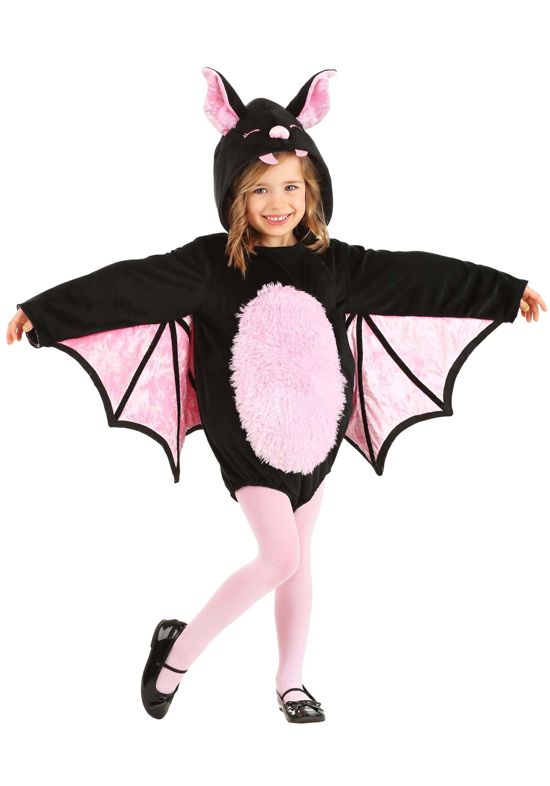 Disfraz de murciélago de vampiro para niños pequeños en rosa Multicolor