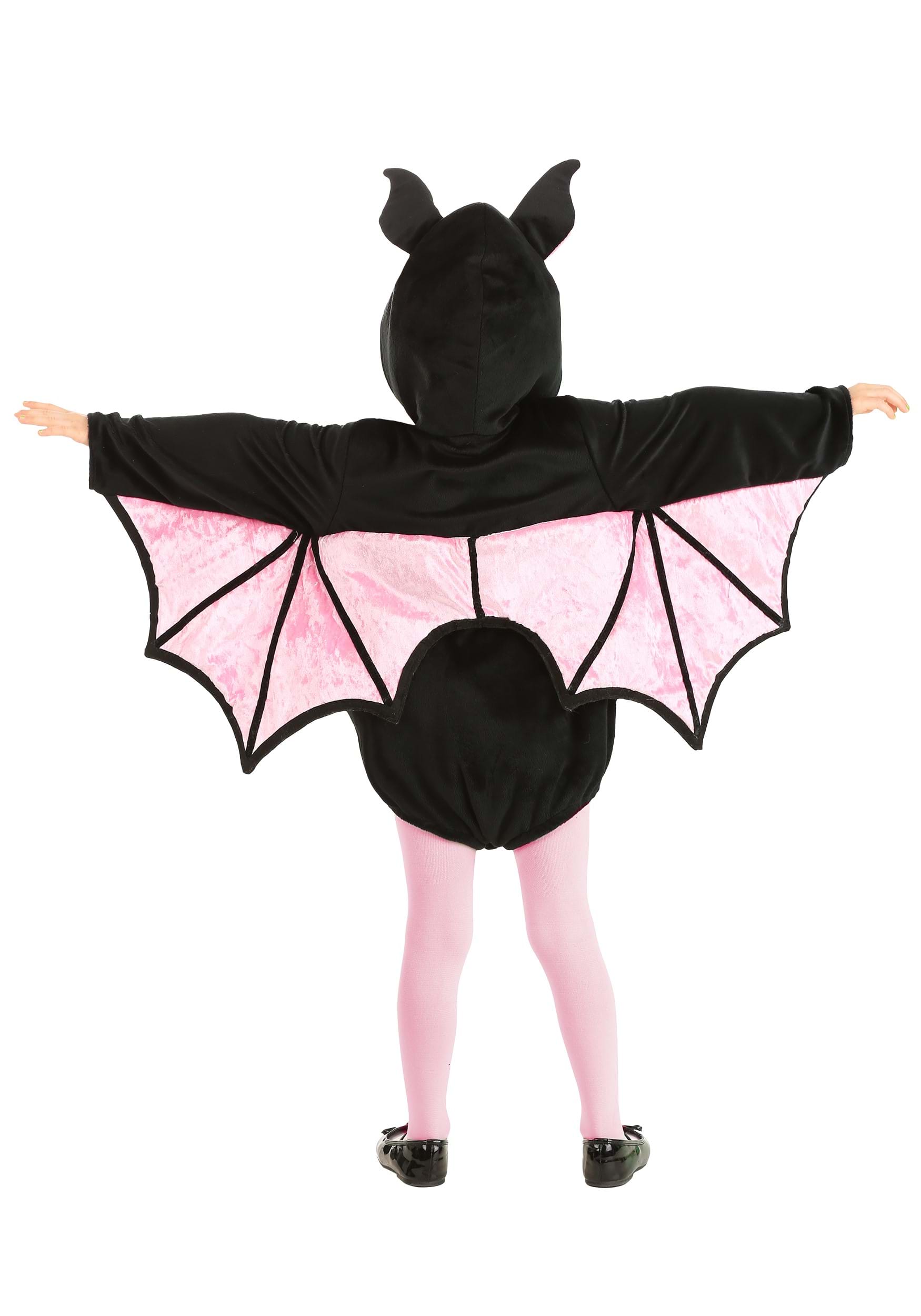 Pink Toddler Vampire Bat Costume