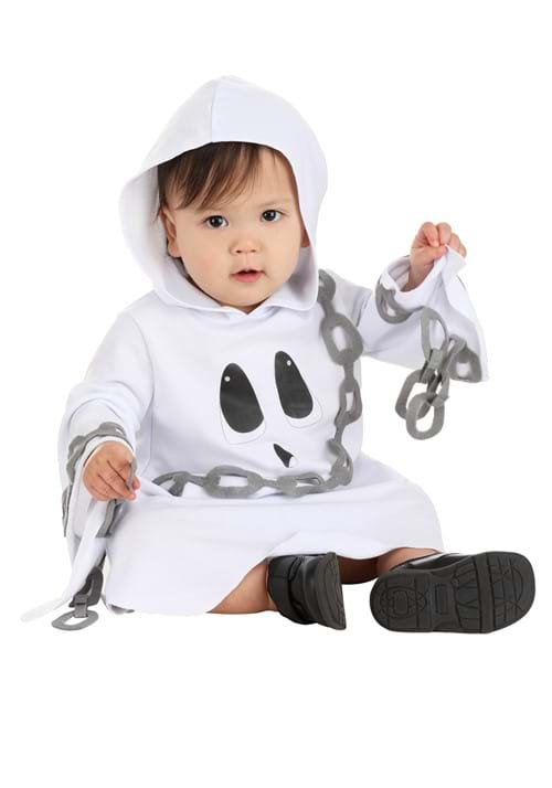 Infant Ghost Costume with Chains