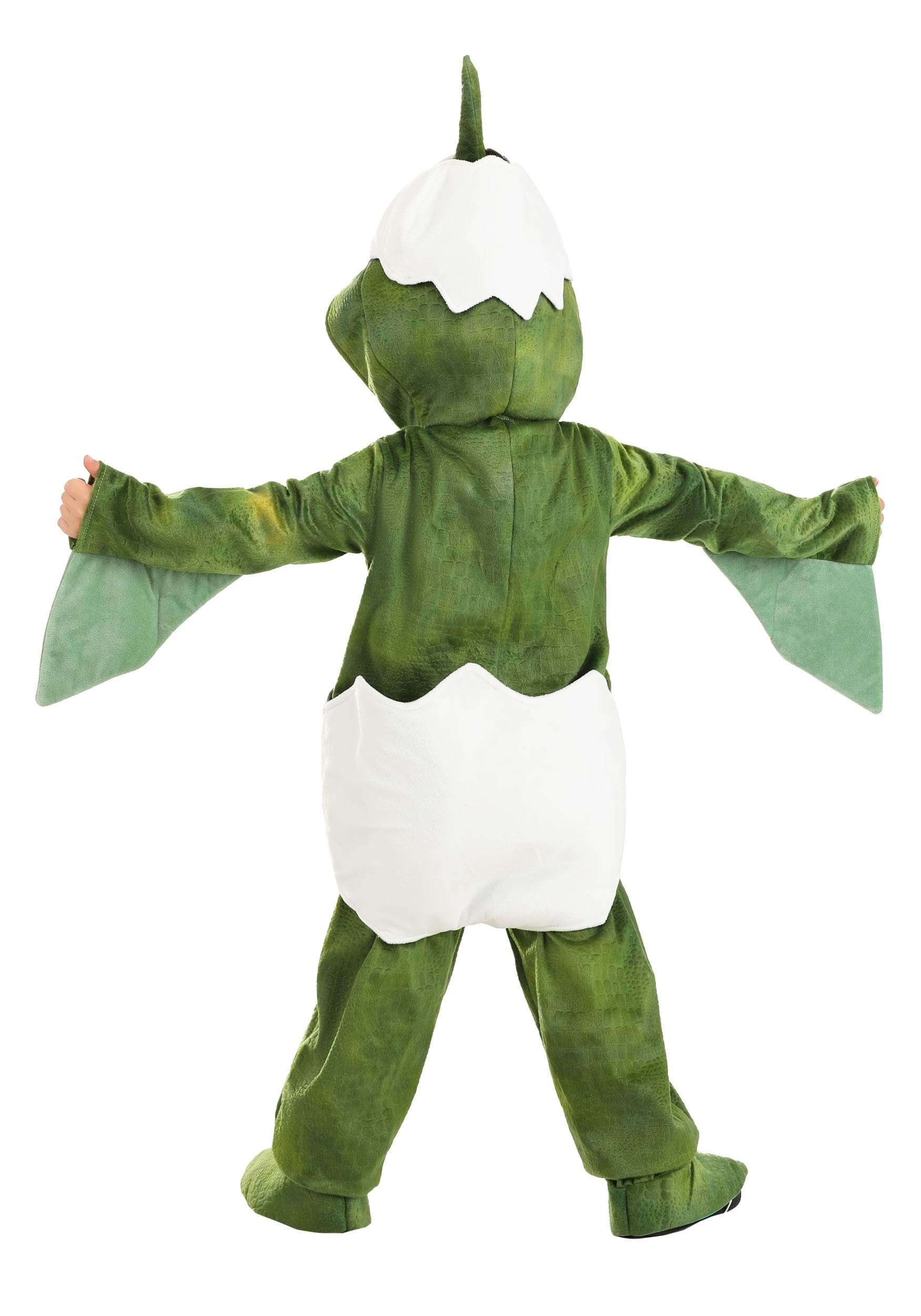 HalloweenCostumes.com 0-3 Months Hatching Pterodactyl Infant Costume.,  White/Green/Green