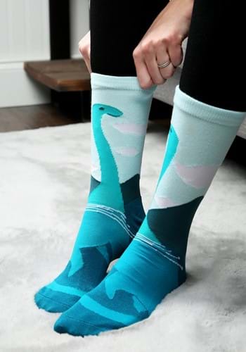 Adult Loch Ness Monster Socks