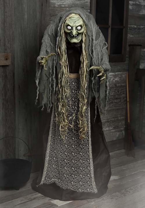 Image of Halloween Hag the Witch Animatronic
