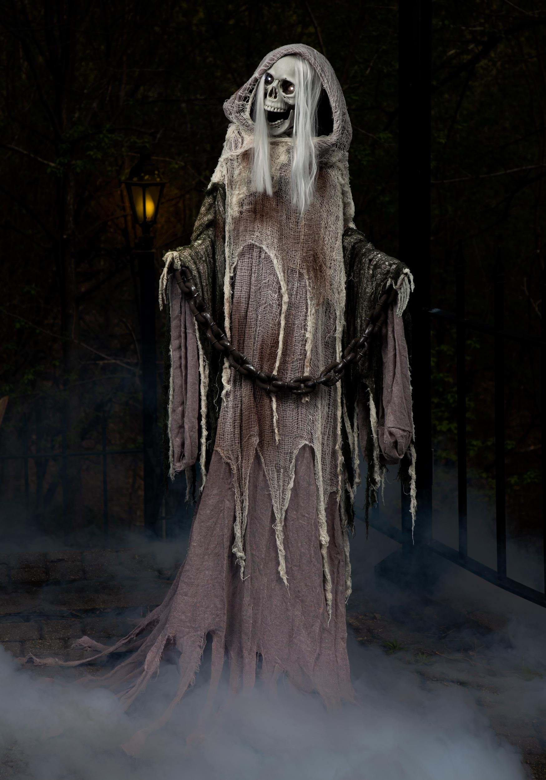 6-Foot Standing Ghoul Animatronic Decoration