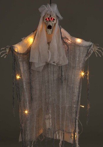 3FT Hanging Light Up Ghost Prop Decoration | Hanging Decorations