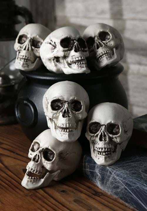 Bag of 24 Skulls Decoration