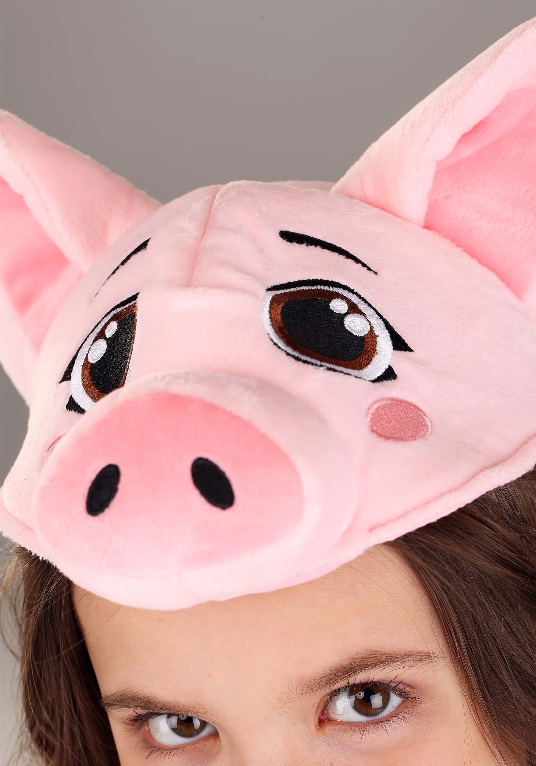 Pink Pig Headband With Tail 3 Pack 
