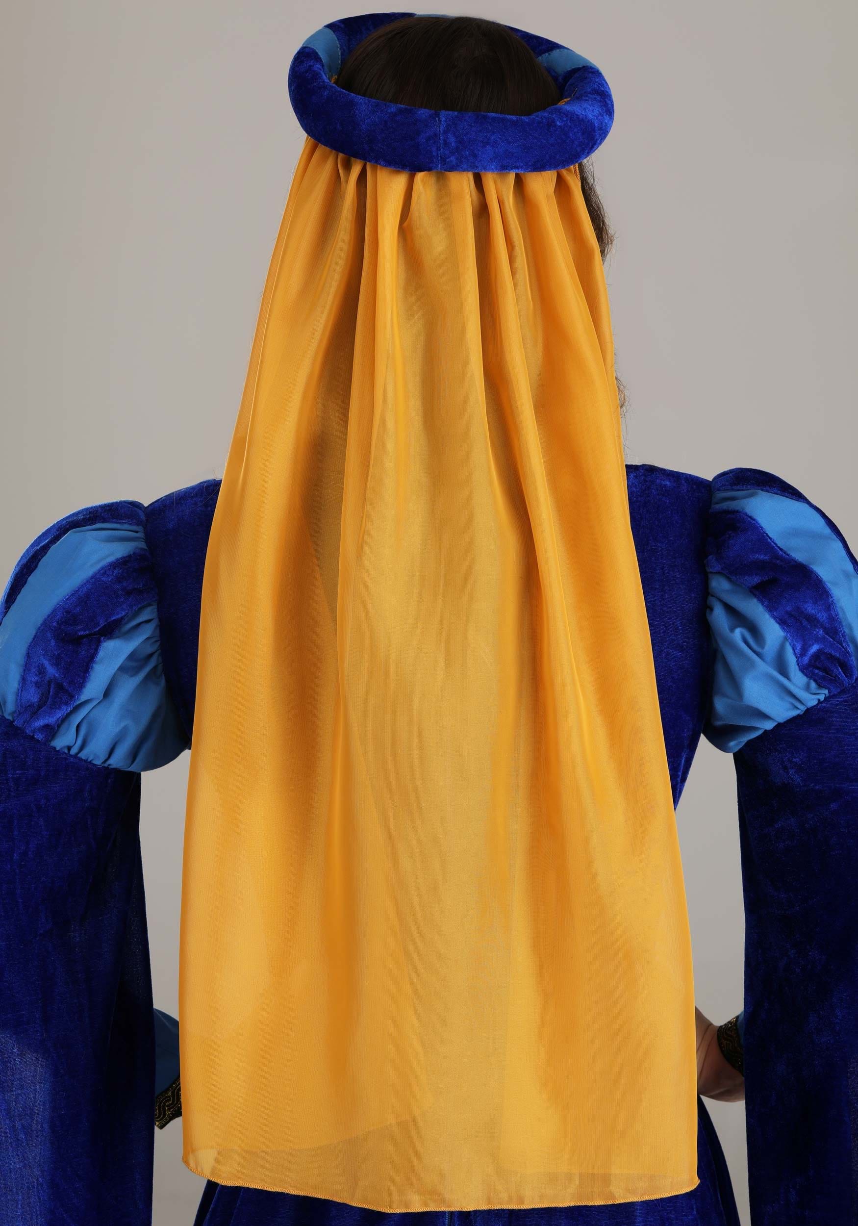 Women's Blue Renaissance Queen Halloween Costume