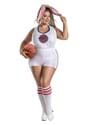 Womens Plus Size Basketball Bunny Costume