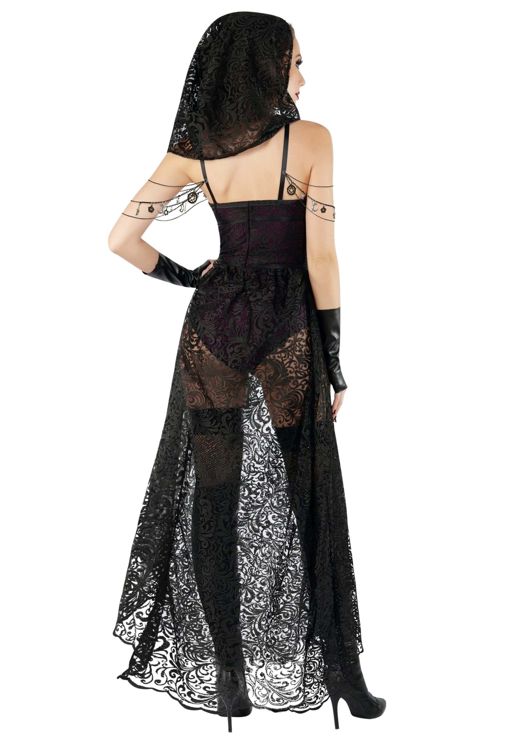 Sexy Women's Dark Priestess Costume