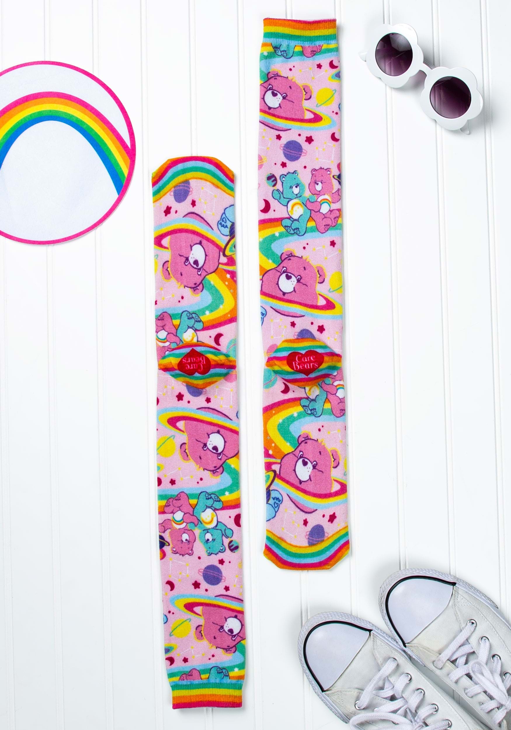 Friends Forever Care Bears Long Socks For Adults , Care Bears Accessories
