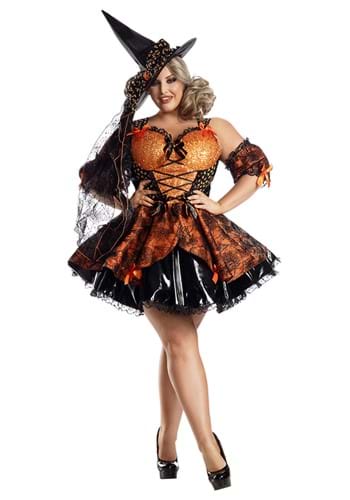 Plus Size Sexy Harvest Witch Women's Costume | Witch Costumes