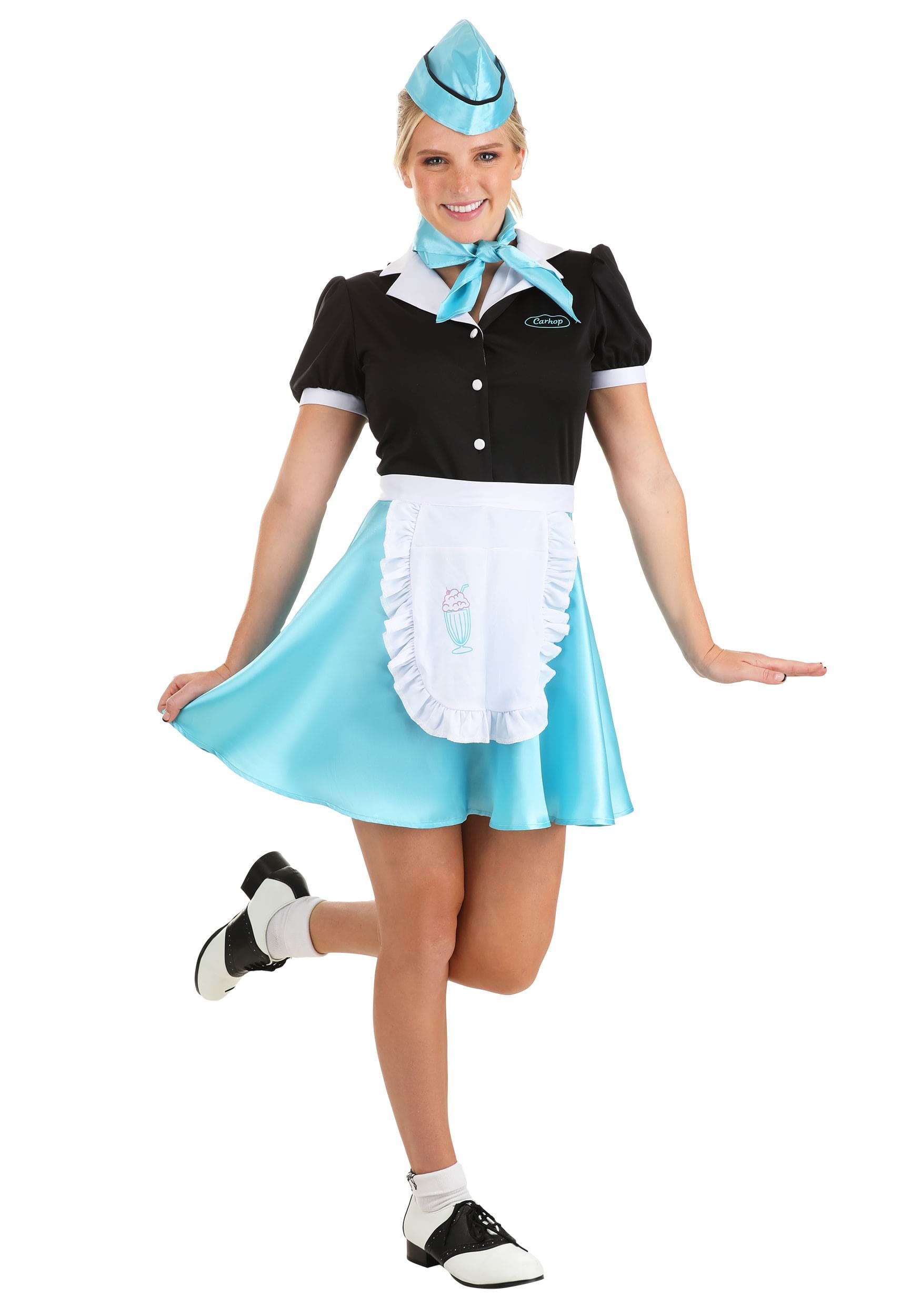 Car Hop Waitress Women's Costume | 50s Costumes