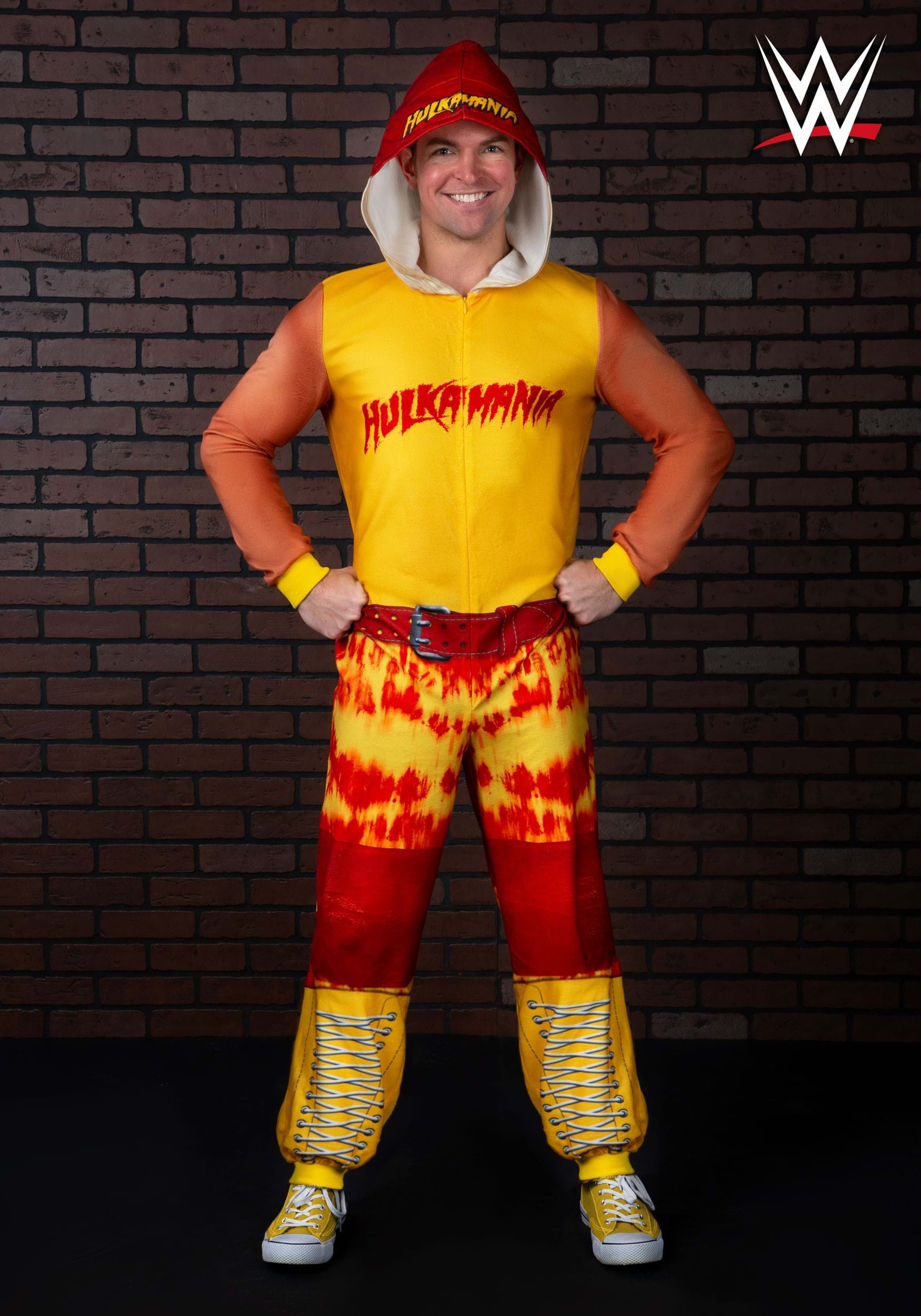Hulk Hogan Union traje para adultos Multicolor