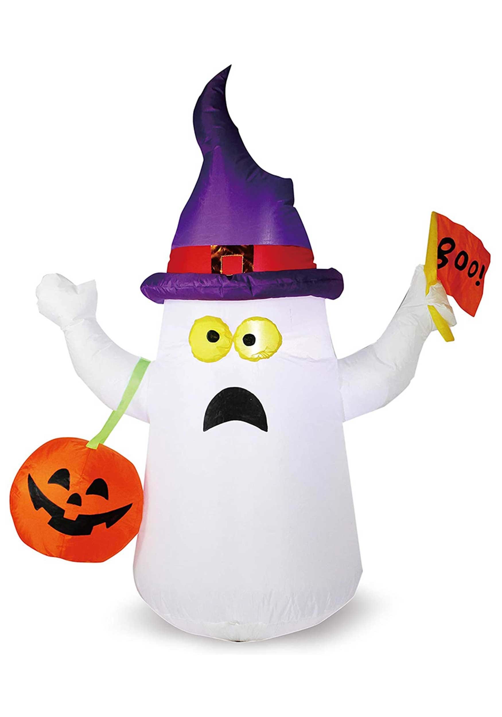 5FT Inflatable Naughty Ghost Halloween Prop | Ghost Decorations