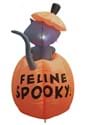 5 Inflatable Animated Cat in Pumpkin Decoration Alt 1