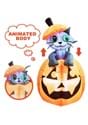 5 Inflatable Animated Cat in Pumpkin Decoration Alt 3