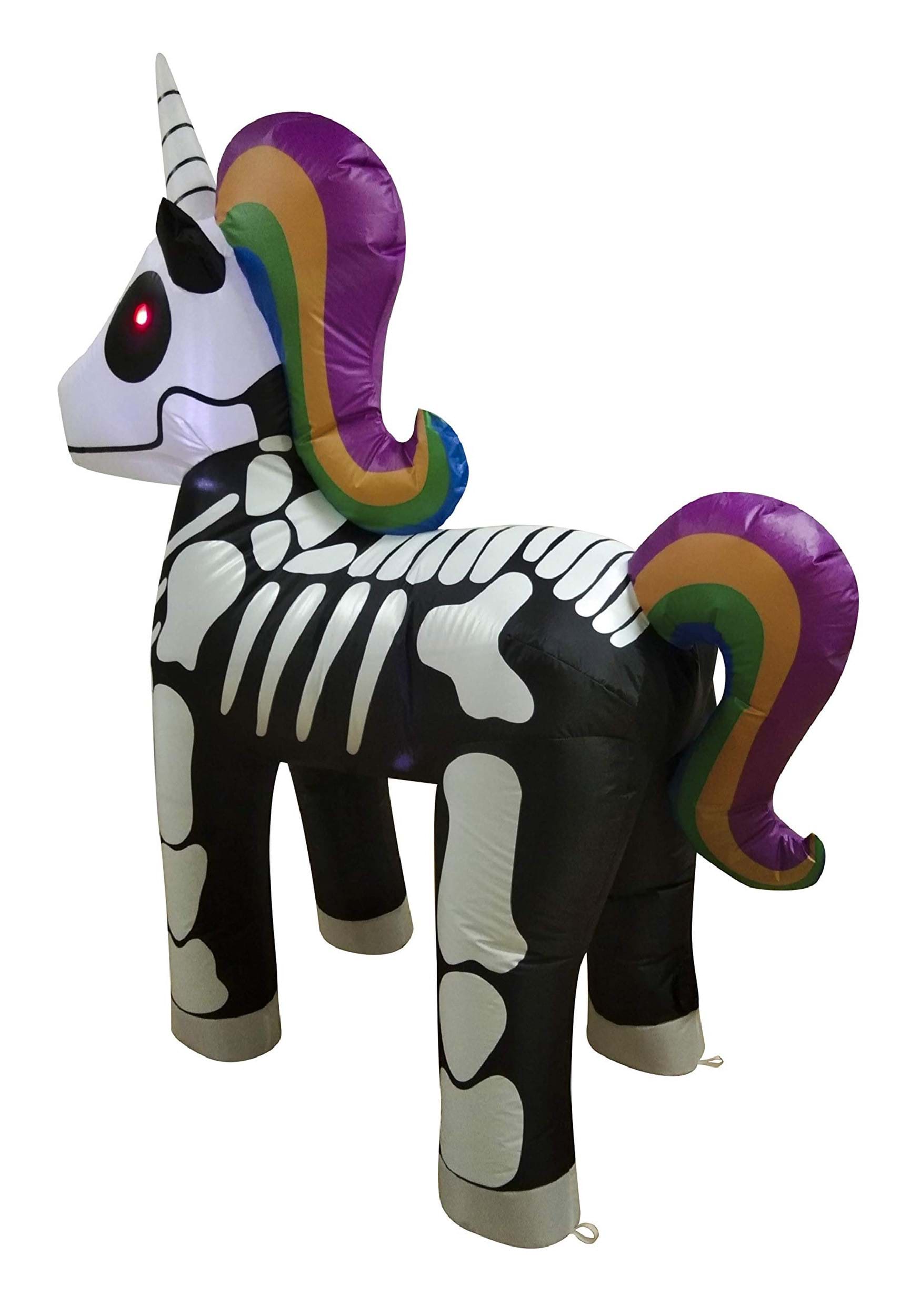 5  Decoración de unicornio de unicornio de pie inflable Multicolor Colombia