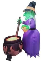 Inflatable 6 Ft Witch and Cauldron Alt 3