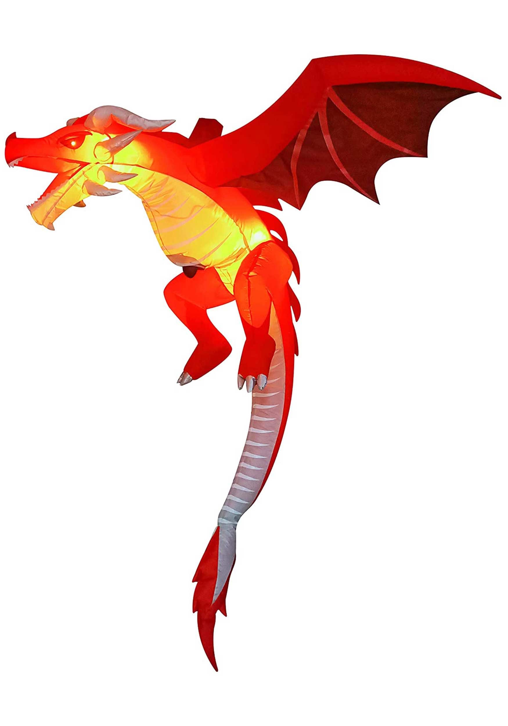 Inflatable 5FT Flying Red Dragon Halloween Decoration | Halloween Inflatables