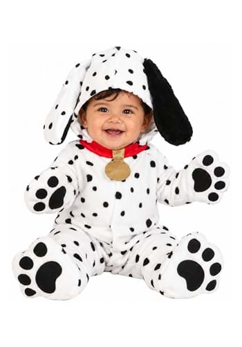Plush Dalmatian Puppy Infant Jumpsuit Costume upd