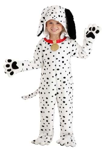 Toddler Plush Dalmatian Puppy Jumpsuit