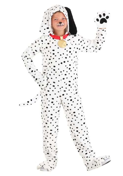 Kid's Plush Dalmatian Puppy Jumpsuit upd