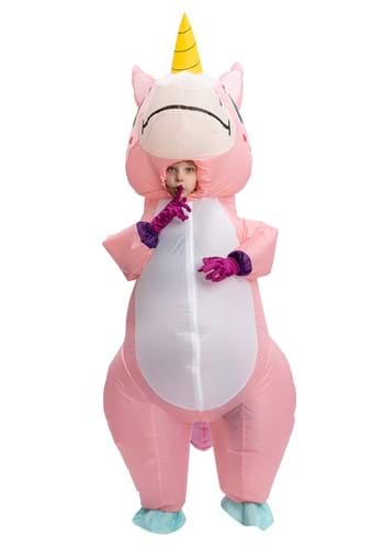 inflatable pink unicorn