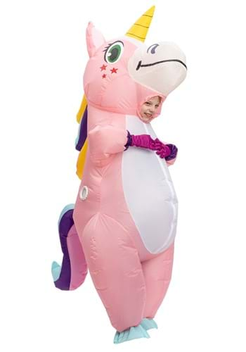 inflatable pink unicorn