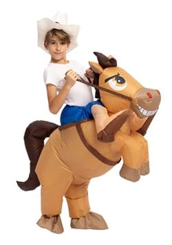Inflatable Child Horse Ride-On Costume
